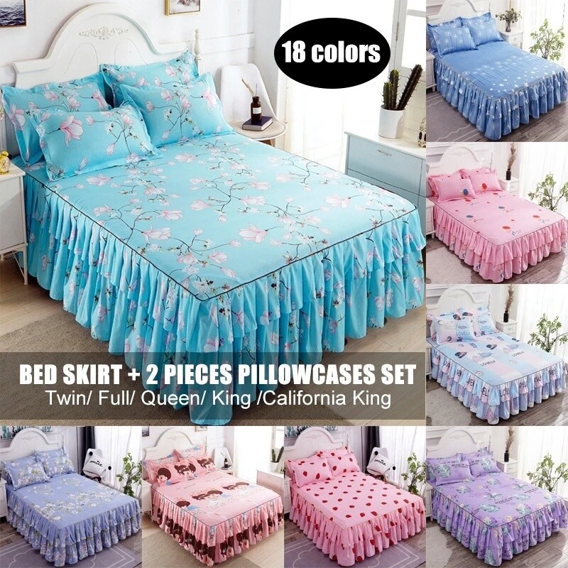 King size bed sales skirt