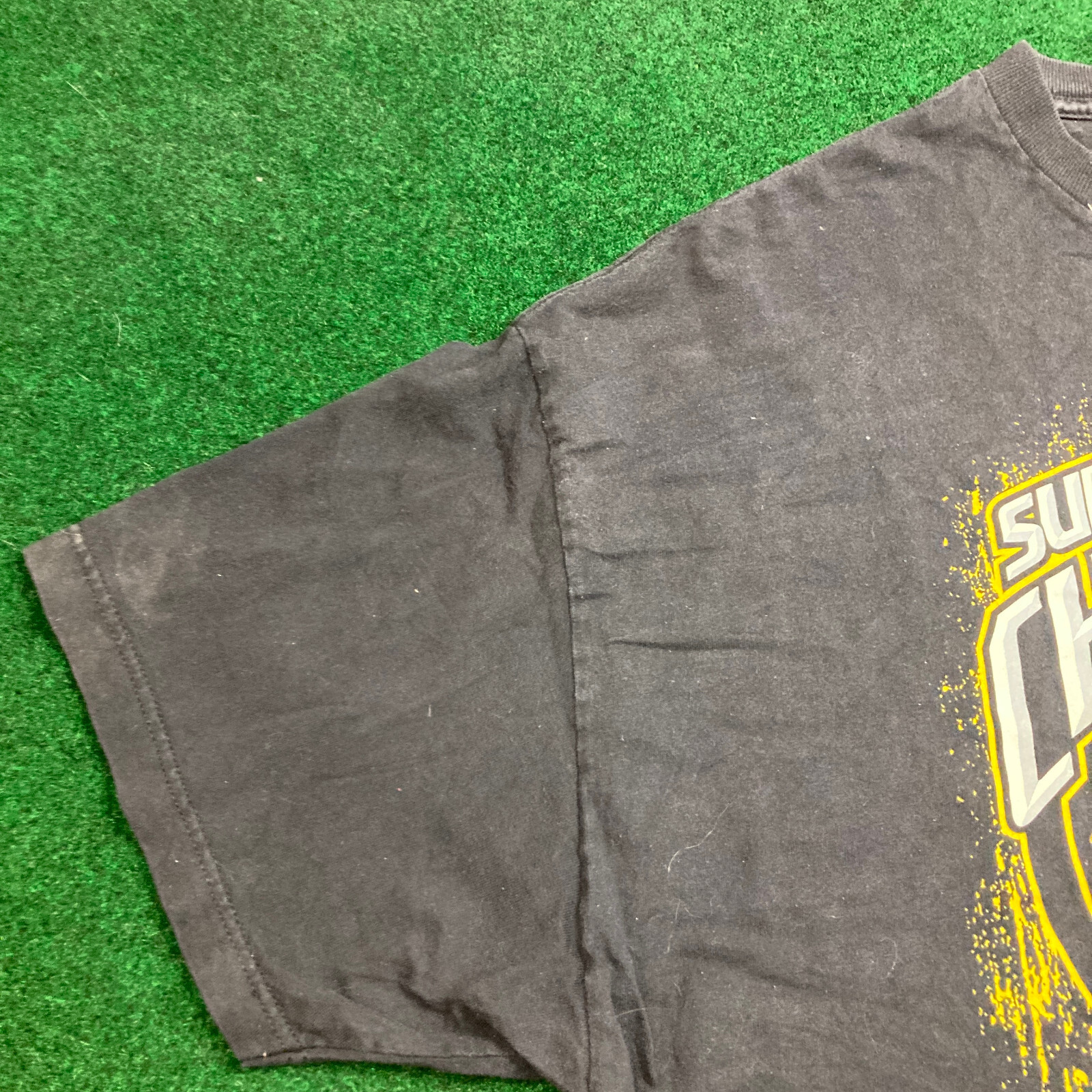 Vintage Reebok Pittsburgh Steelers Shirt Mens XXL Black 2009 Super Bowl XLIII thumbnail 5