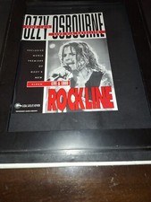 Ozzy Osbourne Live And Loud Rare Original Rockline Radio Promo Ad Framed!