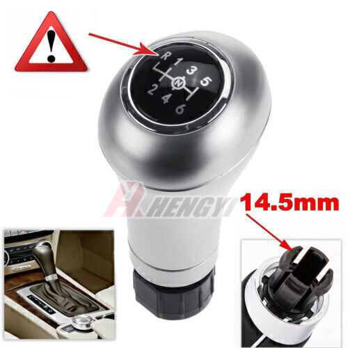 MANUAL SHIFT GEAR KNOB FITS MERCEDES W204 W212 C300 A207 CL203 14,5 MM 6 SPEEDS - Picture 2 of 9