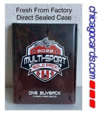 2022 Leaf Multi-Sport Solo Pack Hobby Box 1 Buy-Back Card Look4 Rookie AUTO ++++