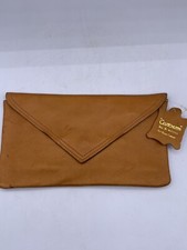   CLUTCHUMS  Bags By Aristicrat Top Grain Cowhide Clutch 5 1/2 x 9 1/2  