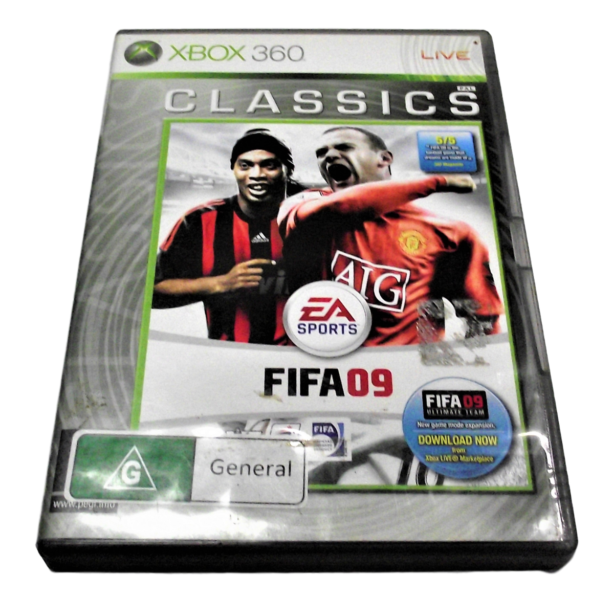 FIFA 09 Sur Xbox 360 - PAL - Complet (boîtier, Jeu) - état Correct