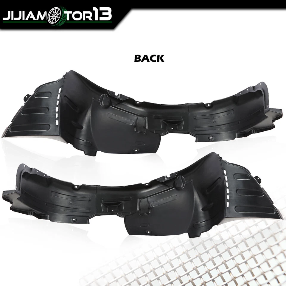 Juego de protector contra salpicaduras delantero forro guardabarros apto para Hyundai Genesis 2010-2012 cupé Foto 3 de 4