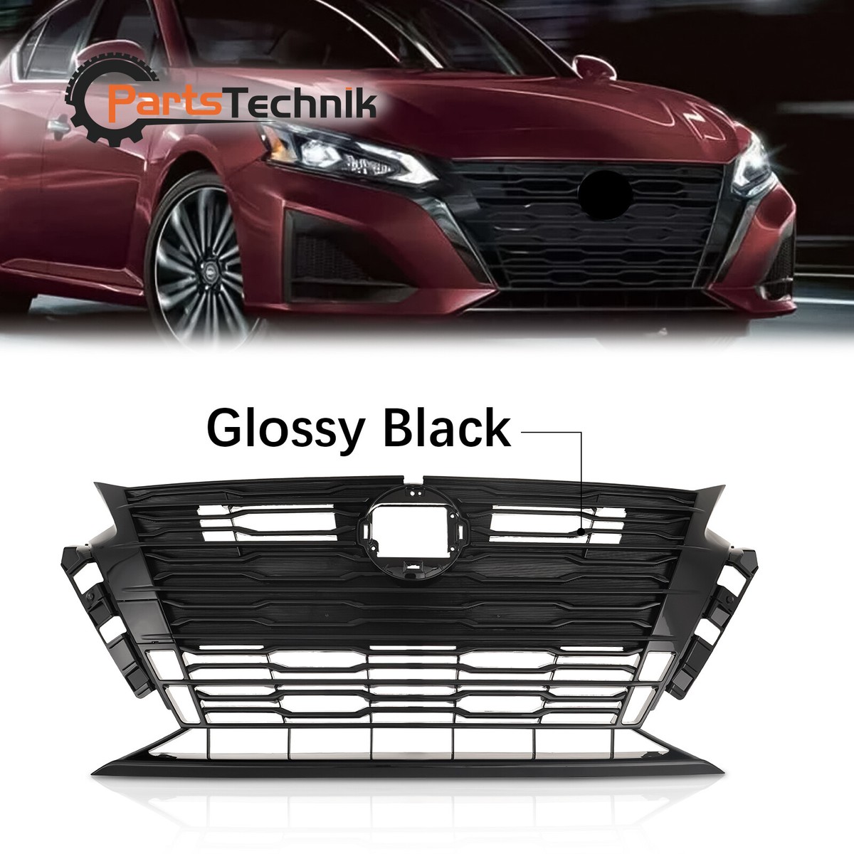 2023-2024 Nissan Altima SL/SV Front Grille | 62310-9HF8E | Gloss