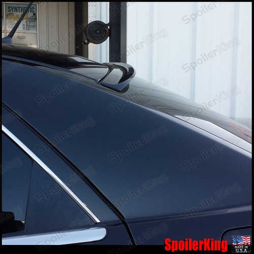 SpoilerKing Rear Roof Spoiler Wing For Chrysler 200 2015-2017 – Unpainted Flat Black, 284R, Easy Stick-On Install