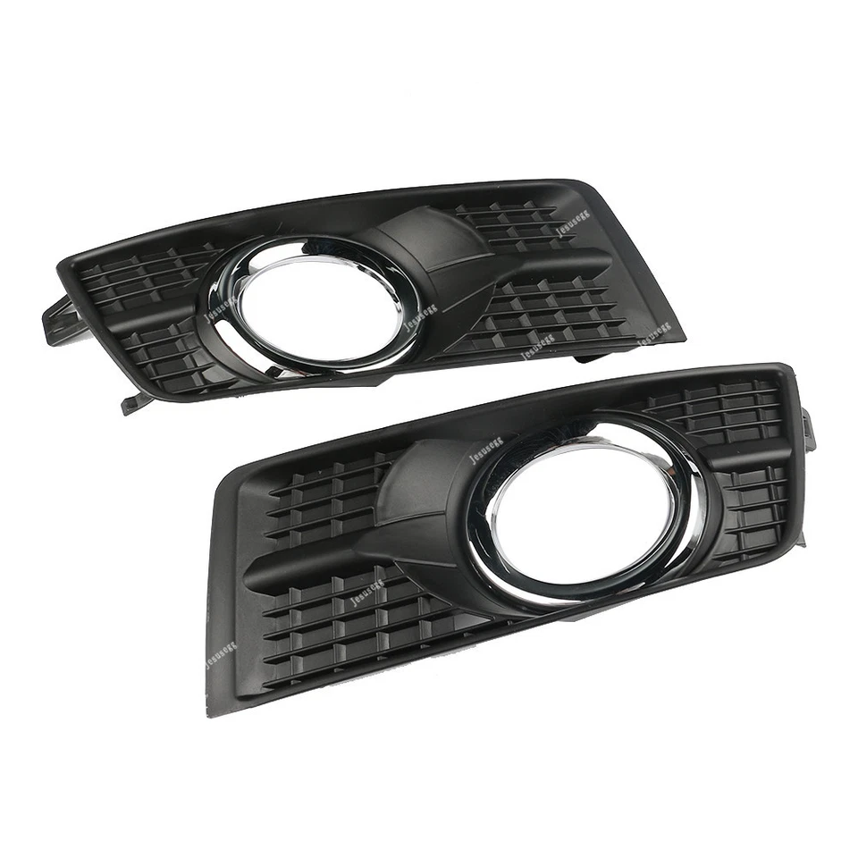 Front Bumper Fog Light Cover Chrome Molding Trim For 2010-16 Cadillac SRX - Image 2 of 4