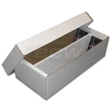 BCW Corrugated Cardboard 1600ct Shoe Storage Box Holds 300 Toploads