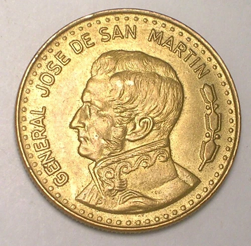 1979 Argentina Argentinian 100 Pesos San Martin Coin XF