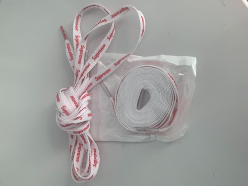 Cordones "Supreme" para Nike, Jordan, AF1 - rojo, blanco, negro, marrón - 120cm - Imagen 16 de 39