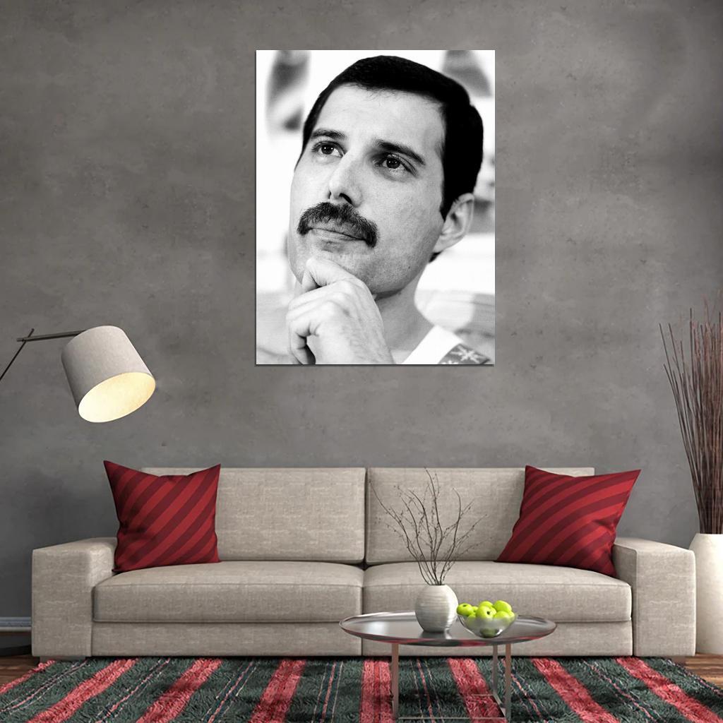 絵画 Fred mercury  97x130cm 絵画 Fred mercury 97x130cm Freddie Mercury Painting by Paula