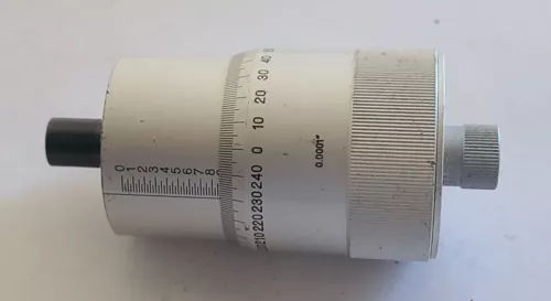 Mitutoyo Micrometer Head for XY Stage Range .0001" Graduation Nice 52279