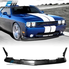 Fits 11-14 Dodge Challenger SRT Style Front Bumper Lip Spoiler Splitter Kit PU