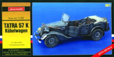 Plus Model 97 - 1:35 Resin Kit Tatra 57 K Kübelwagen