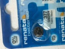 Genuine Renata 377 SR626SW Swiss Made Silver Oxide Watch Battery