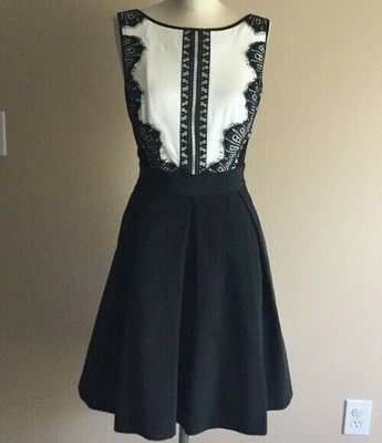 white house black market tuxedo dress