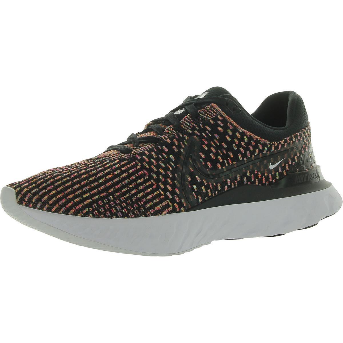 Спортивные кроссовки Nike Mens REACT INFINITY RUN FK 3 B/W 11 Medium (D) BHFO 0008