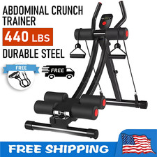 Abs Abdominal Exercise Machine Ab Crunch Roll...