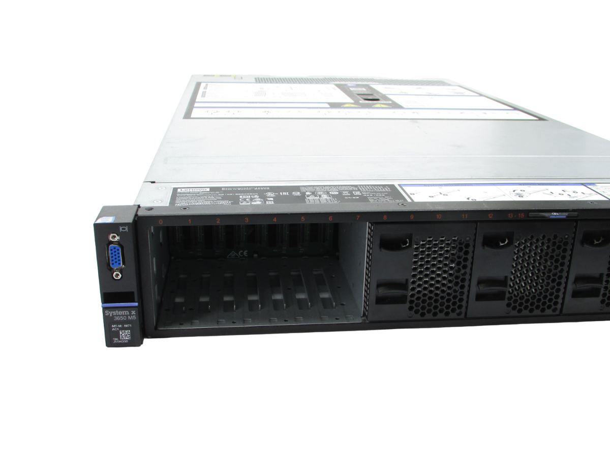 Lenovo System X 3650 M5 8-Bay W/ 1x Xeon E5-2630 16GB RAM No