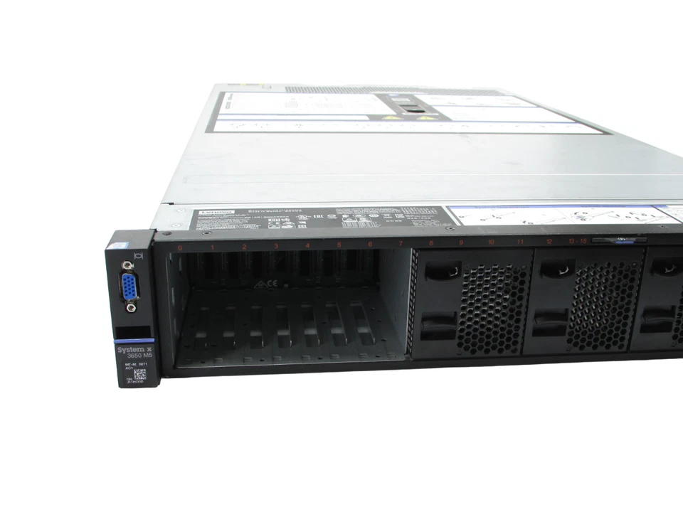 Lenovo System X 3650 M5 8-Bay W/ 1x Xeon E5-2630 16GB RAM No Drives Server - Image 2 of 4