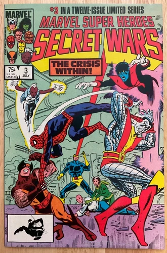 Marvel Super Heroes Secret Wars #3 (1984) 1st Appearance of Titania & Volcana
