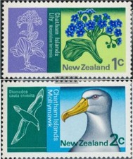 Timbres nouvelle-zélande 1970 Mi 548-549 neuf avec gomme originale 1970 Chatham