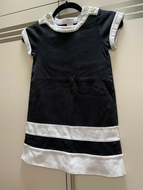 Gymboree girl cotton black dress size 8 M party evening birthday spring summer