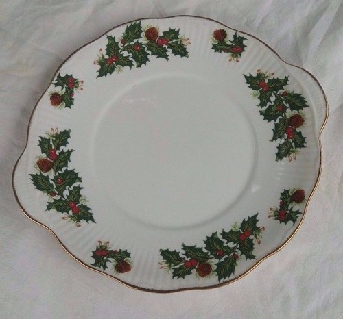 ROSINA QUEEN'S HOLLYBUSH HANDLED PLATTER - Picture 2 of 5