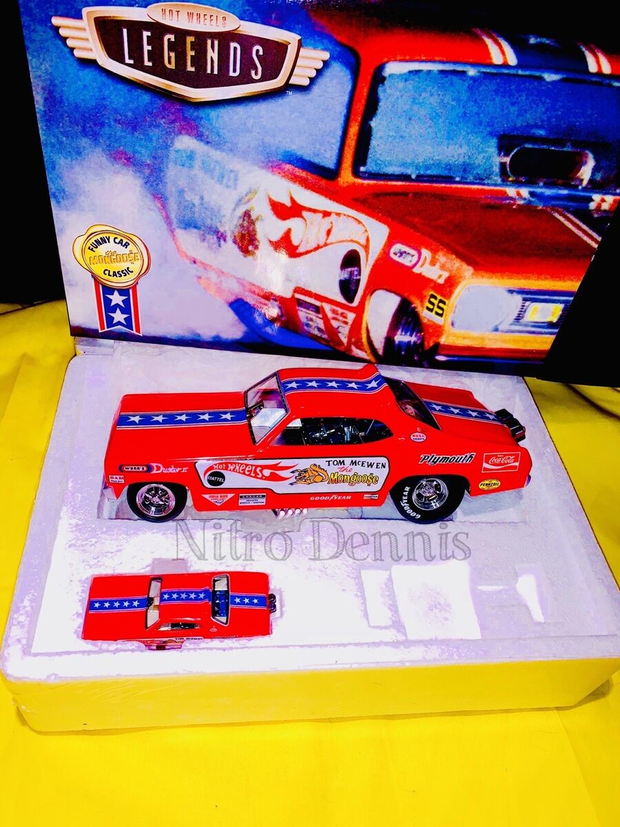 NHRA 1:24 Diecast MONGOOSE Tom McEwen NITRO Funny Car HOT NHRA 1:24 Diecast MONGOOSE Tom McEwen NITRO Funny Car HOT