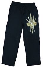 Wonder Woman Movie Black and Gold Logo Lounge Pajama Pants