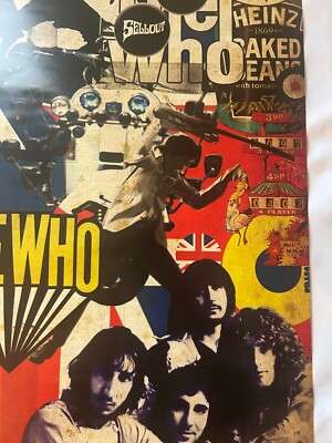 The Who / Japan Tour 2008 Concert Original Gig Poster A1 23x33in