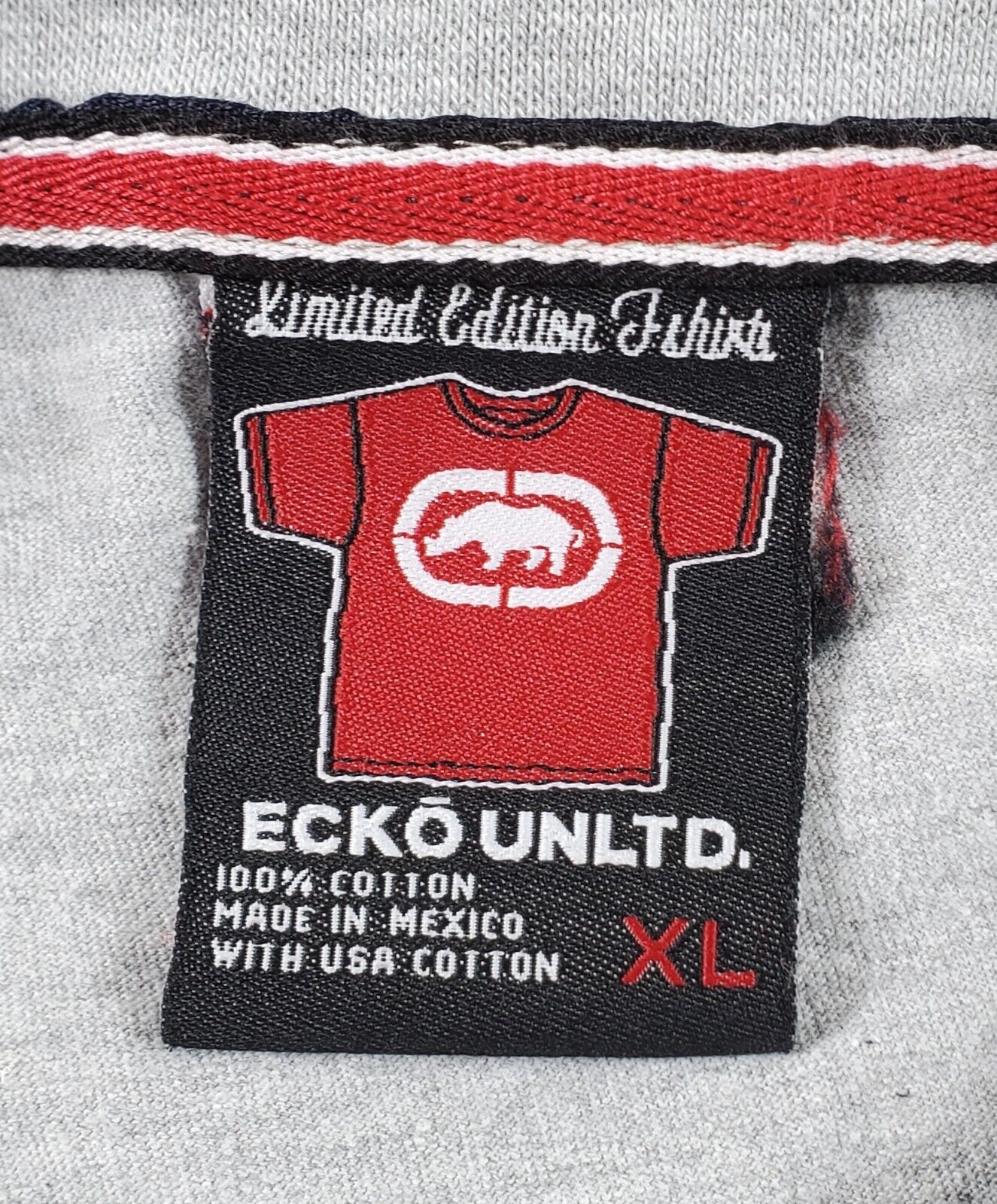 Vintage Ecko Unltd Shirt Men's XL Black Rhino Exh… - image 7