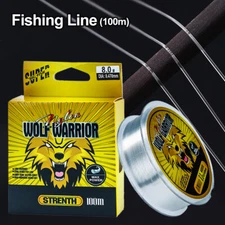 2pcs Nylon Fishing Main/Leader Line Abrasion Resistant Fishing Wire Saltwater