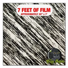 Hydrographic film Brush Effect hydro dipping 7' x 20" hydro dip