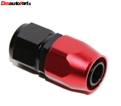 New AN-12 AN12 Swivel-Seal Fuel Oil Gas Line Hose End Fitting Adapter Black+ Red