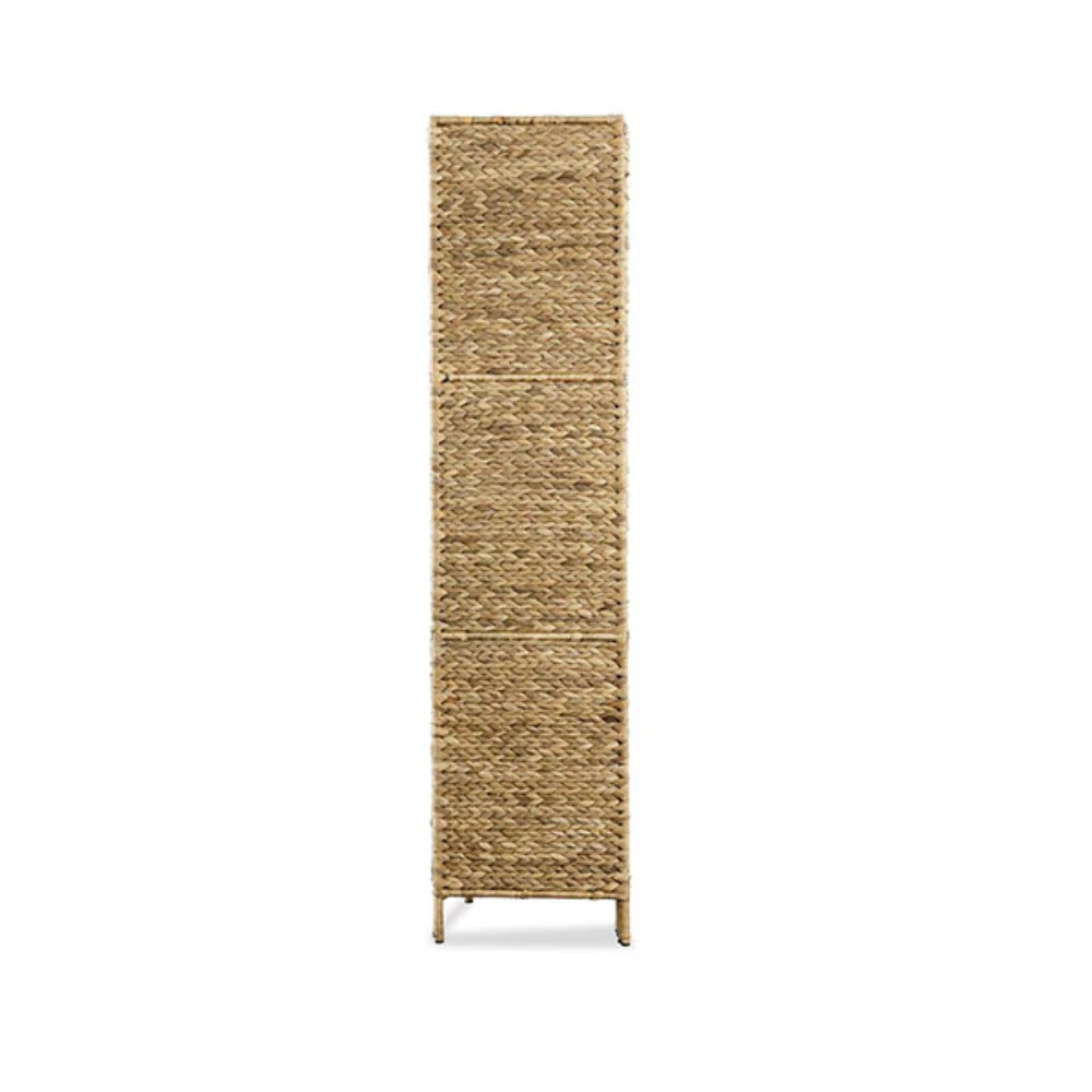 4 Panel Room Divider 154 X 160 Cm Water Hyacinth eBay