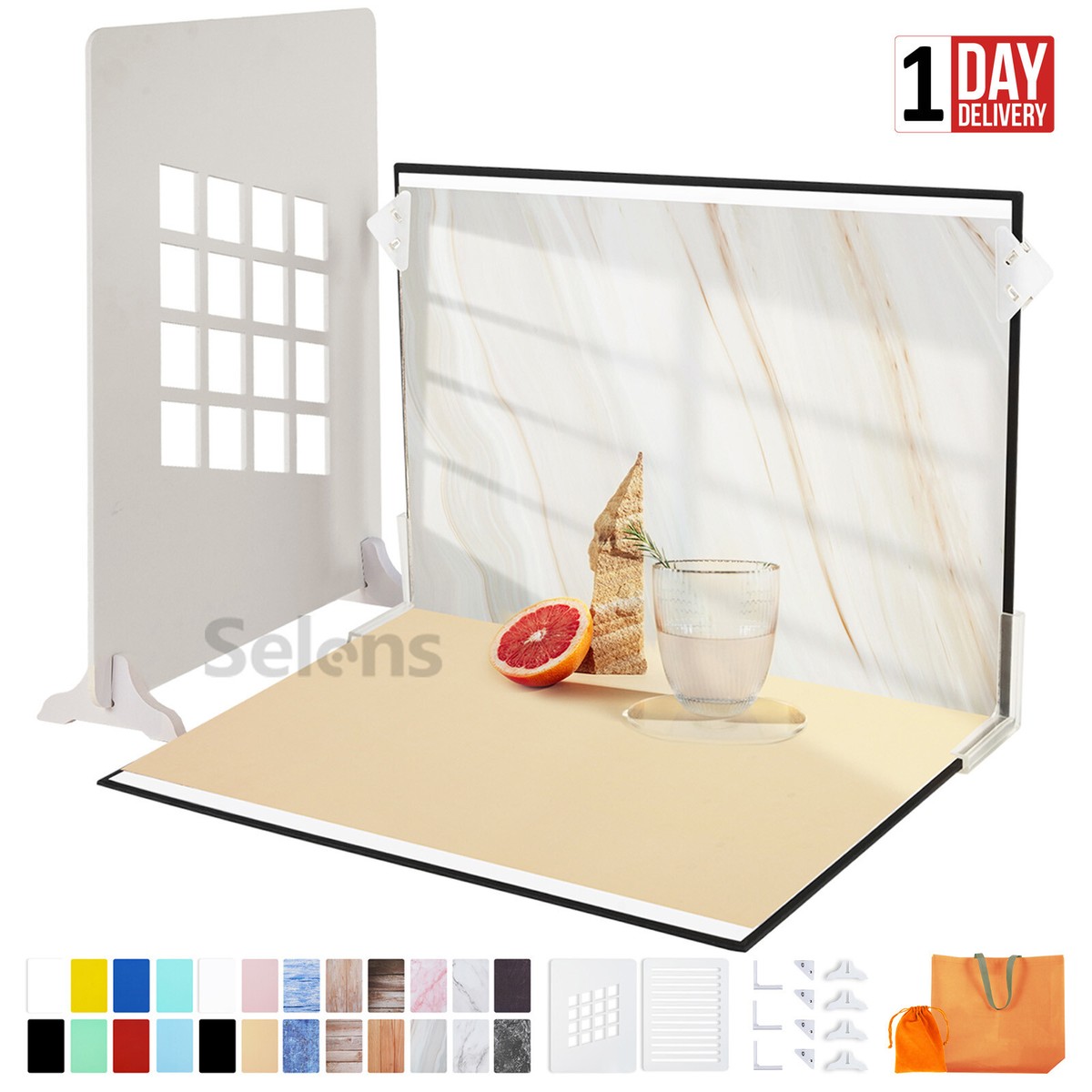 7 STKS Tafelblad Product Gradiënt Papier met Stand Fotografie Achtergronden Kleine Foto Gradiënt Achtergrond Dubbelzijdig 22x34IN Naadloze Platte Leg Papier Rekwisieten Schieten voor Voedsel Jewlery