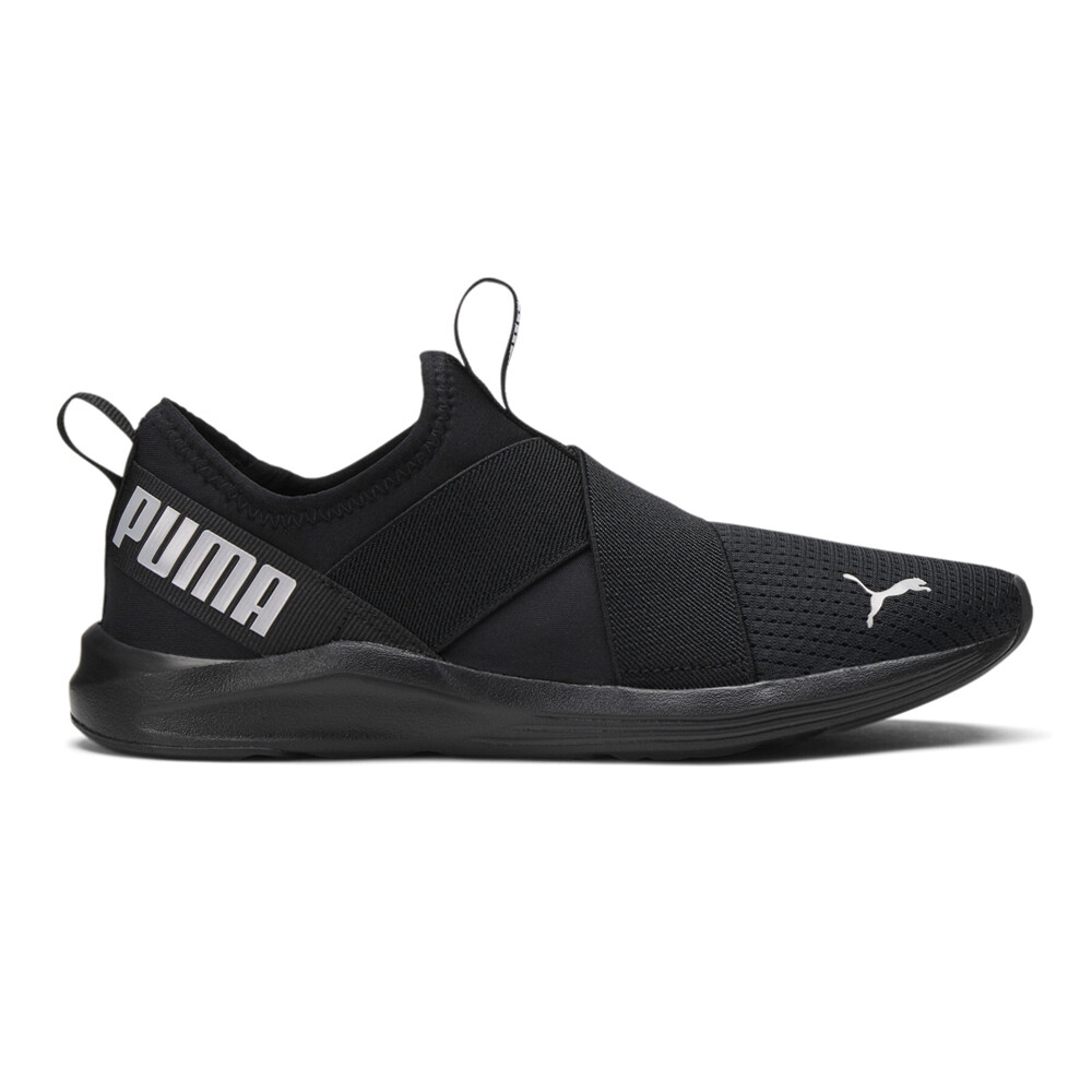 Спортивные женские черные кроссовки Puma Prowl Slip On Training 37652101
