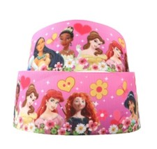 1.5 INCH GROSGRAIN RIBBON Hair Bow Supplies 1104189 Princess Cartoon Movie