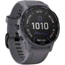 Garmin Fenix 6s Pro Solar 42mm Amethyst with grey band * Good Refurbished*