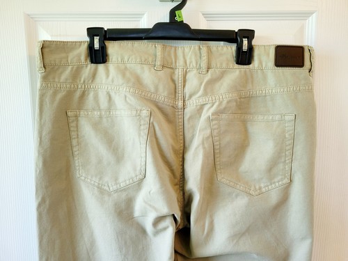 Peter Millar Crown Vintage Canvas Pants Men's Size 38 Khaki Classic - Picture 7 of 12