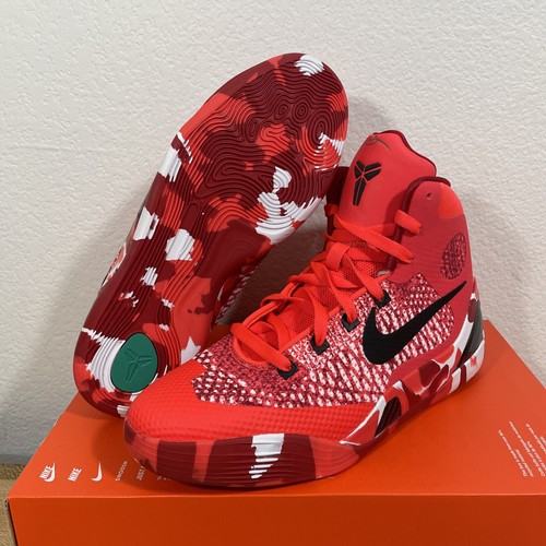 Nike Kobe 9 Elite High Protro Bright Crimson (GS) HJ9446-600 Size 7Y/ 8.5 Womens - Picture 2 of 7