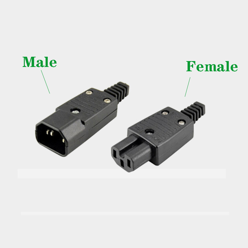 8 Pezzi Adattatore IEC C14 Maschio A C13 Femmina - Connettore Alimentazione 250V 10A Per PC E Stampanti - Foto 5