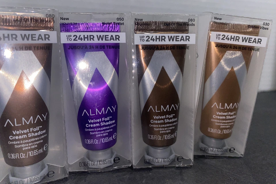 4 Pack Almay Velvet Foil Cream Shadow30,50, 2-80, 0.36 fl oz - Image 2 of 2