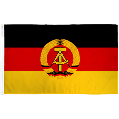 EAST GERMANY 3'X 5' POLY FLAG