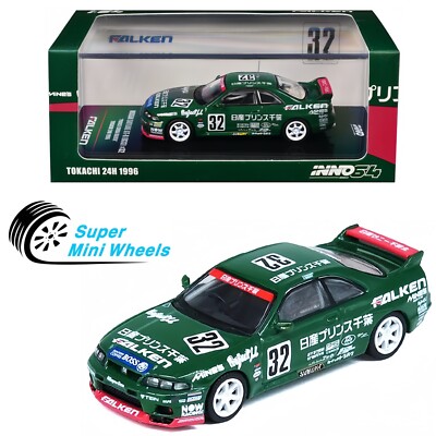 INNO64 1:64 Nissan GT-R (R33) #32  PRINCE CHIBA FALKEN  Tokachi 24H 1996