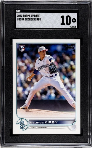 2022 Topps Update US207 George Kirby Rookie SGC 10 GEM MINT RC