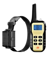 1100 YD Remote Dog Training Shock Collar  Auto Anti Bark Collar for All Dog Size