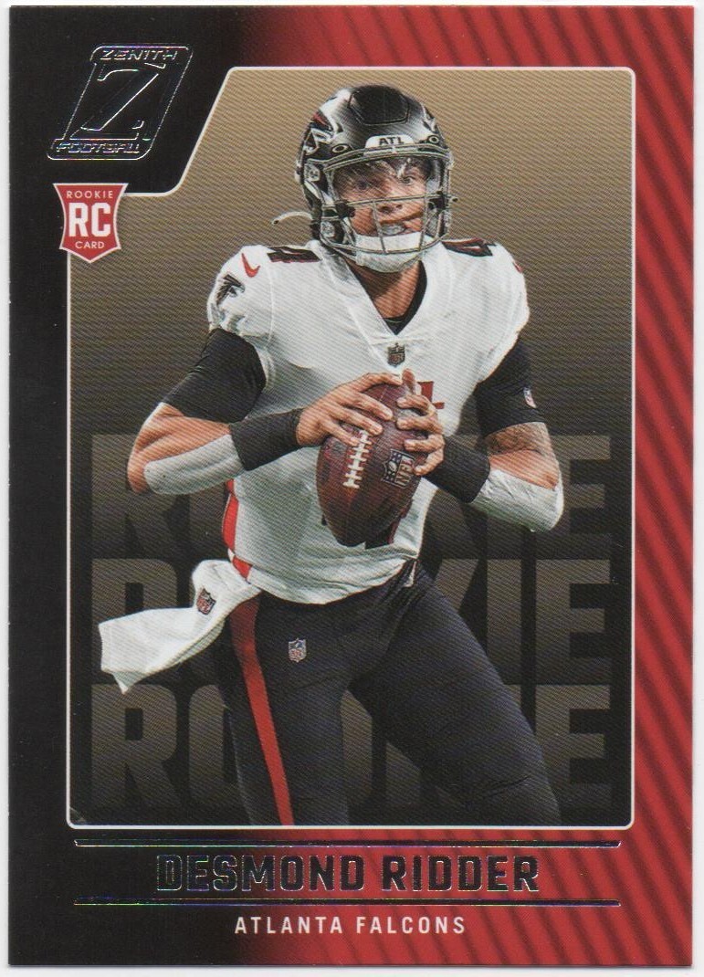 Desmond Ridder 2022 PANINI ZENITH FOOTBALL Retail Base RC #104 Falcons