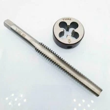 1set TR10 x 2 HSS Right hand Trapezoidal thread tap and Die